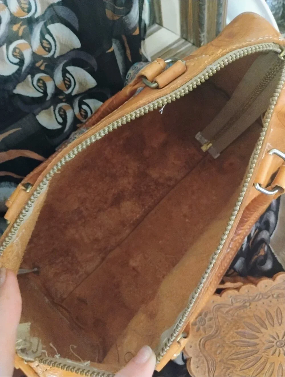 Vintage boho leather